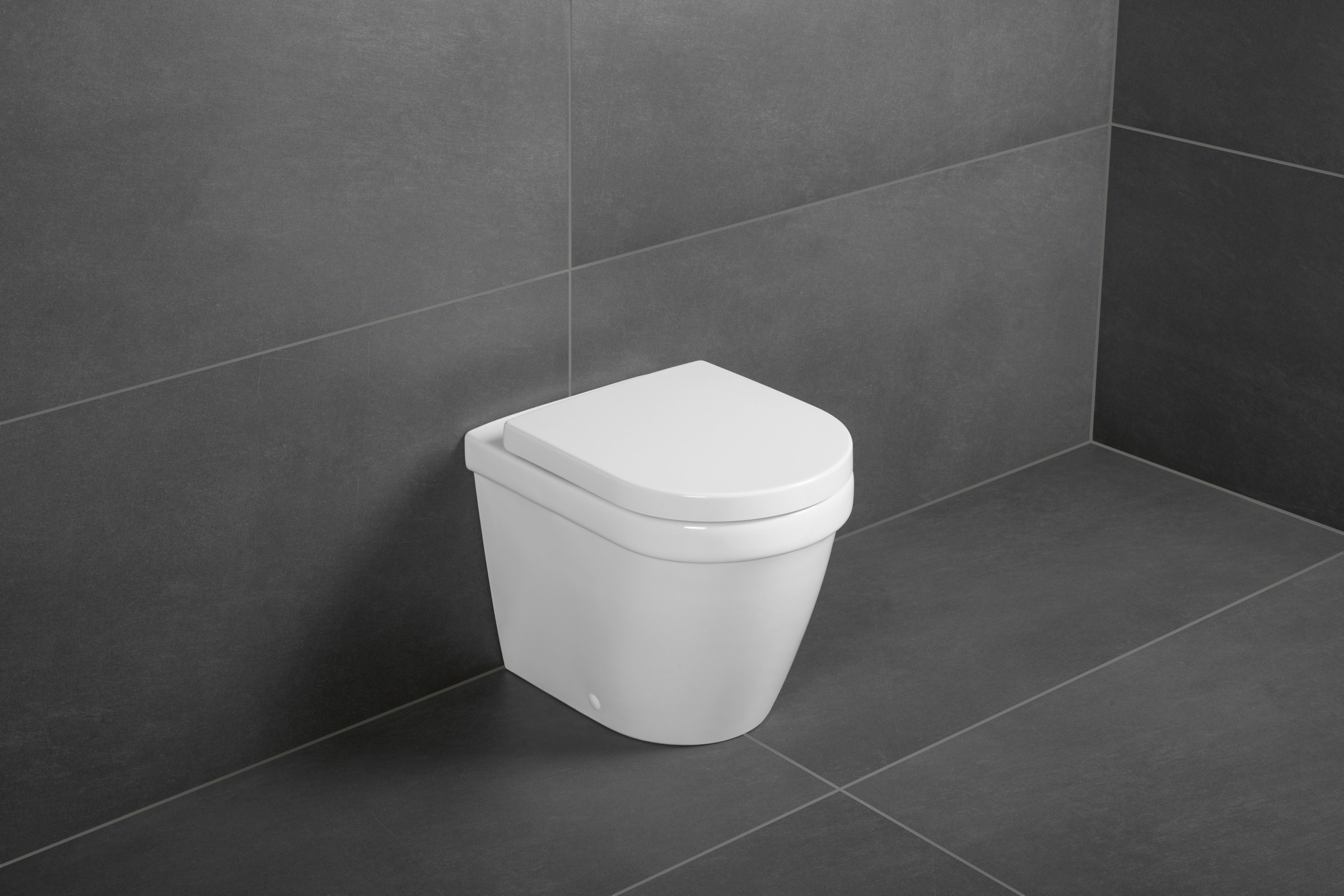 - Omnia architectura, WC-seat and cover, hinges in stainless steel, White Alpin | EVASAT