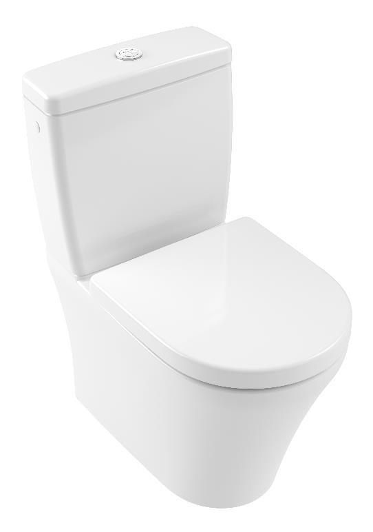 zeevruchten tack Speciaal Komforts.net - floorstanding WC O.Novo Compact Rimless, DirectFlush, WC  seat and cover | EVASAT