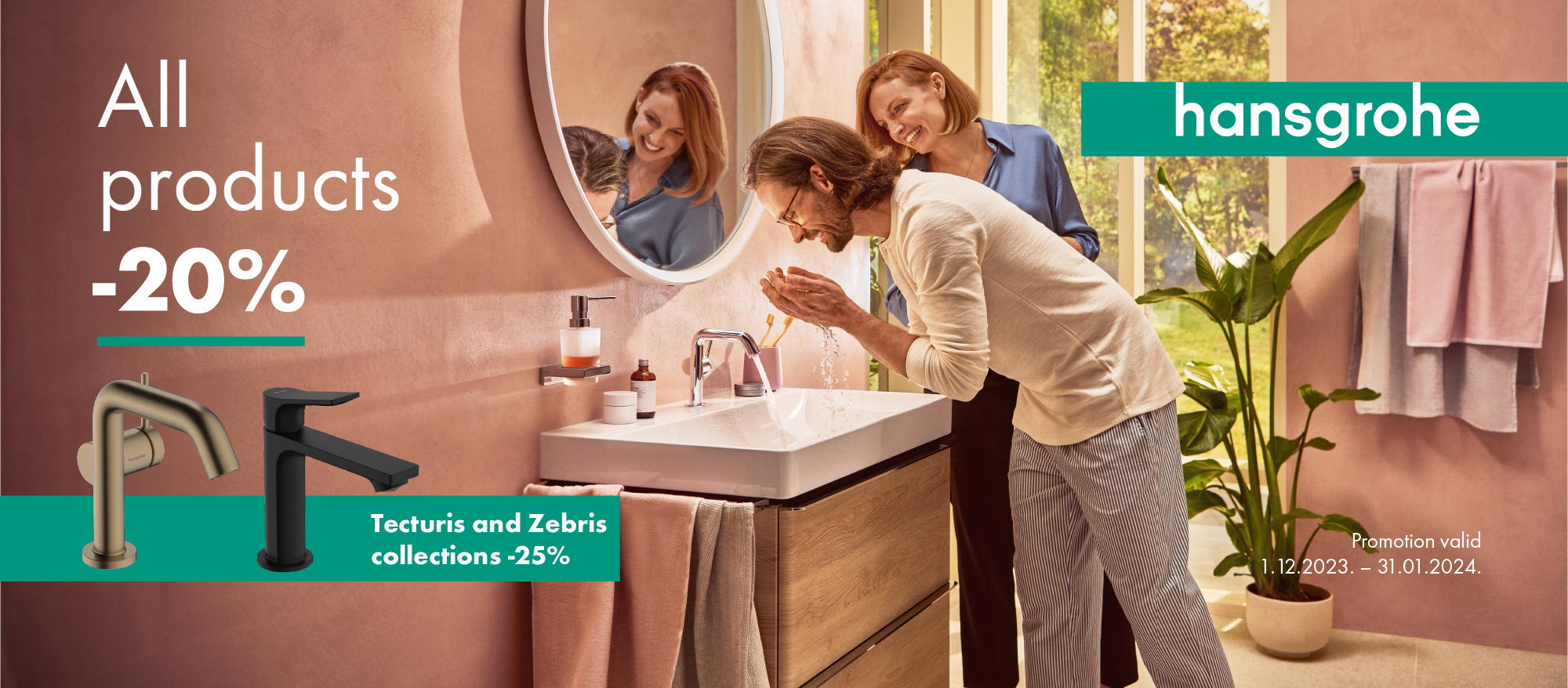 Hansgrohe sale dec/jan ENG